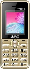 Jmax Tycoon (Dual SIM, 1.8 Inch Display, 2500 mAh Battery, Gold)