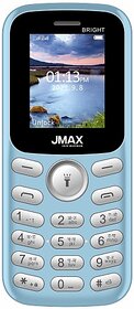 Jmax Bright (Dual SIM, 1.8 Inch Display, 1150 mAh Battery, Light Blue)