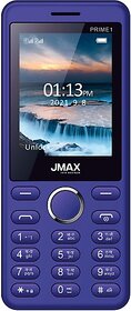 Jmax Prime 1 (Dual SIM, 2.4 Inch Display, 2250 mAh Battery, Blue)