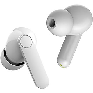                       (Refurbished) Defy Gravity Zen with 4 Mics ENC, Bluetooth Headset in The Ear - Cool White                                              