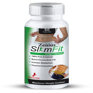 Zenius Slim Fit Capsule For weight loss medicine fat burner - 60 Capsules