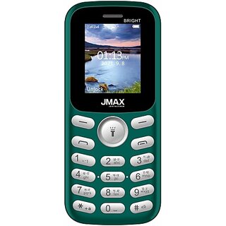 Jmax Bright (Dual SIM, 1.8 Inch Display, 1150 mAh Battery, Green)
