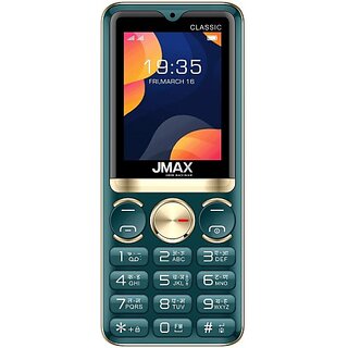 Jmax Classic (Dual SIM, 2.4 Inch Display, 2500 mAh Battery, Green)