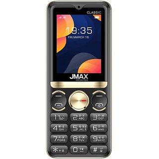 Jmax Classic (Dual SIM, 2.4 Inch Display, 2500 mAh Battery, Black)