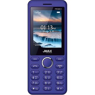 Jmax Prime 1 (Dual SIM, 2.4 Inch Display, 2250 mAh Battery, Blue)