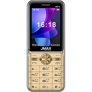 Jmax Meta (Dual SIM, 2.8 Inch Display, 2500 mAh Battery, Gold)