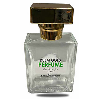                       Saanvi Perfumers Dubai Gold Perfume Spray  Long Lasting Fragrance Eau de Parfum - 50 ml  (For Men  Women)                                              