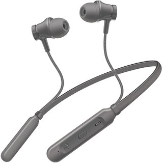                       TP TROOPS In-Ear Bluetooth 5.0 Neckband with Mic, Hi-Fi Stereo Sound Neckband,20Hrs Playtime, Lightweight Snug-fit in-Ea                                              