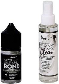 BELLA HARARO Beuni Hair Wig Glue And Hair Solvent Wig Glue Remover Spray Combo (Max Bond  Max Clear) Pack Of 2