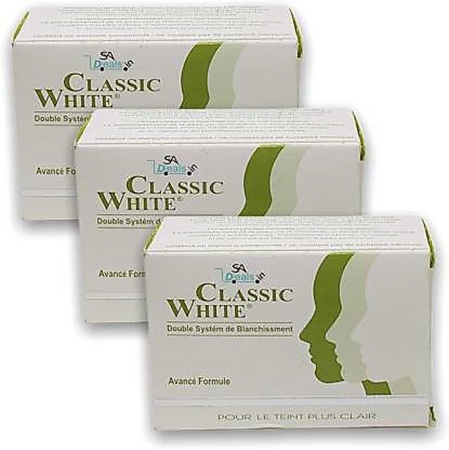 Buy Classic White Skin Whitening Soap Pack of 3 85g Each Online