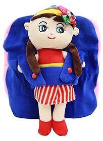 Kids Soft Cartoon Girl School Bag Soft Plush Backpacks Boys Girls Baby for 2 to 5 Years Baby/Boys/Girls Nursery Preschool Picnic
