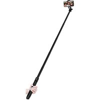 TecSox Cable, Bluetooth Selfie Stick (Black)