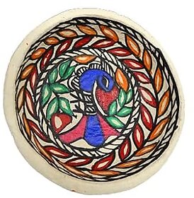 PALAK SAXENA Madhubani Painted Paper Mache Bowl