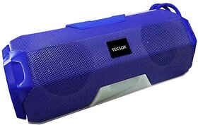 TecSox Stone 500 BT speaker 10 W Bluetooth Speaker Bluetooth v5.0 with SD card Slot 10 W Bluetooth Speaker (Blue, Stereo Channel)