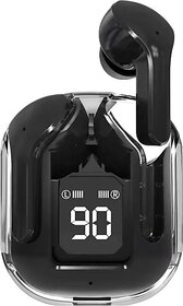 TecSox UltraPods Type C Bluetooth Earphone In Ear Comfortable In Ear Fit Black Bluetooth Headset (Black, True Wireless)