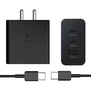 TecSox 20 W 3.6 A Multiport Mobile Charger with Detachable Cable (Black, Cable Included)