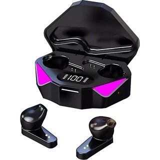                       TecSox Airdots Wireless Earbuds IPX20hrs Best Low Latency Gaming TWS Gaming Mode Bluetooth Headset (Black, True Wireless)                                              