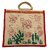 PALAK SAXENA Jute Bag for Shopping - Shoulder Bag  Shoppers Tote  Jute Bag Big Size  Grocery Bag  Eco Friendly Bags for Shopping - Cute And Quirky Collection (Tortoise Fish - Red)