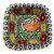 PALAK SAXENA Madhubani Painted Paper Mache Bowl Multicolor for Multipurpose