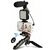 TecSox Bluetooth Selfie Flash Light ( Black ) Tripod (Black, Supports Up to 1000 g)