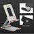 TecSox Foldable Mobile Holder for Smartphones and Tablets (White) Mobile Holder ()