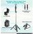 TecSox Y17 Durable Tripod and Bluetooth Selfie Stick (Black, Remote Included)