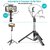 TecSox Y17 Durable Tripod and Bluetooth Selfie Stick (Black, Remote Included)
