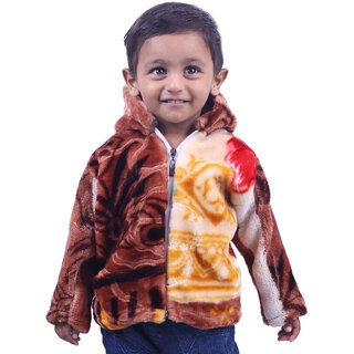                      Kid Kupboard Cotton Baby Boys Jacket, Multicolor, Full-Sleeves, 2-3 Years KIDS5818                                              
