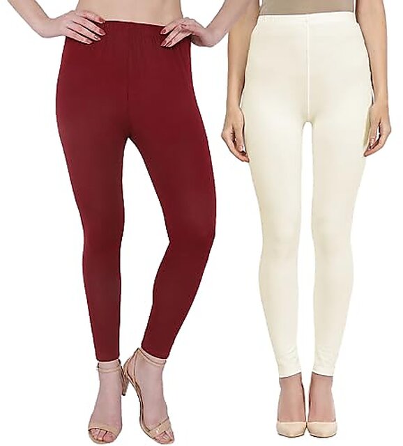 fcity.in - Women Solid Plus Size Ankle Length Leggings Combo Of 2 / Gorgeous-cheohanoi.vn