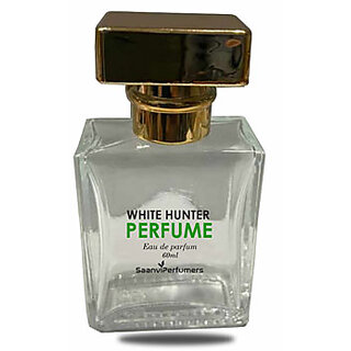                       Saanvi Perfumers White Hunter Perfume Spray  Long Lasting Fragrance Eau de Parfum - 50 ml  (For Men  Women)                                              