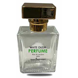Saanvi Perfumers White Oudh Perfume Spray Long Lasting Fragrance Eau de Parfum - 50 ml (For Men Women) Saanvi Perfumers White Oudh Perfume Spray Long Lasting Fragrance Eau de Parfum - 50 ml (For Men Women)