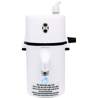                       Aseenaa 1 L Instant Water Geyser (1 Ltr. Portable Instant Geyser With Installation Kit, White)                                              