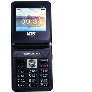                       MTR Flip (Dual SIM, 2.4 Inch Display, 2000 mAh Battery, Cyan)                                              