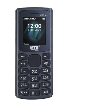                       MTRM105 (Dual SIM, 1.77 Inch Display, 1050 mAh Battery, Blue)                                              