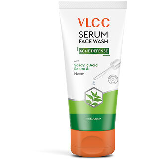                       VLCC Acne Defense Serum Facewash with Salicylic Acid Serum  Neem - 100 ml                                              