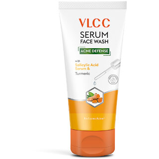                       VLCC Acne Defense Serum Facewash with Salicylic Acid Serum  Turmeric - 100 ml                                              
