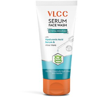                       VLCC Hydra Nourish Serum Facewash with Hyaluronic Acid Serum  Aloe Vera - 100 ml                                              