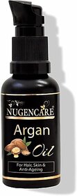 Nugencare Argan Oil - Boosts Skin Elasticity, Hydrates Dry  Flaky Skin, Hair Oil (30 Ml)
