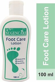 Nugencare Foot Care Lotion, Moisturizing  Soothing Feet, For Rough, Dry  Cracked Heel (100 Ml)