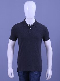Redline  Mens Navy Solid Polo T-Shirts