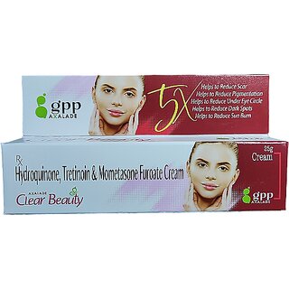                       Clear Beauty Skin Whitening Cream (Pack of 1 pcs.) 25 gm each                                              