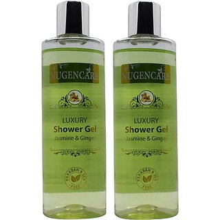 Nugencare Luxury Shower Gel Jasmine  Ginger (Pack Of 2) (2 X 250 Ml)