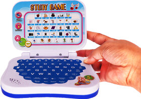 Angry Bird Study Game Toy Laptop With Music  Alphabet Sound  Lights For New Kids Educational Mini Laptops