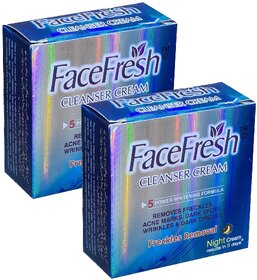 Face Fresh Freckles Removal Night Cream - Pack Of 2 (23g)