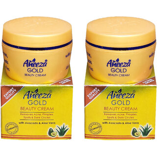                       Aneeza Gold Face Beauty Cream For Men  Women - 50g (Pack Of 2)                                              