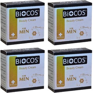                       Biocos Men Beauty Cream - 28g (Pack Of 4)                                              