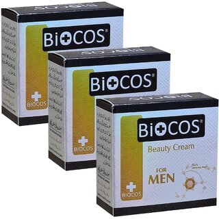 Biocos Face Beauty Men Cream - Pack Of 3 (28gm) Biocos Face Beauty Men Cream - Pack Of 3 (28gm)