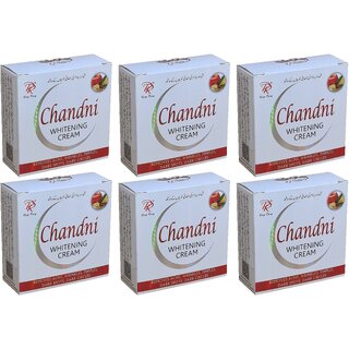 Chandni Whitening Cream - 28g (Pack Of 6) Chandni Whitening Cream - 28g (Pack Of 6)
