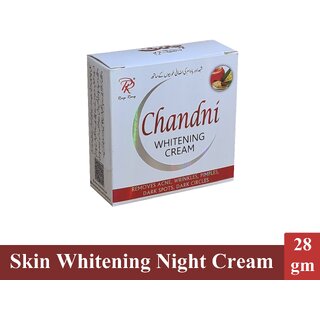                       Chandni Whitening Night Cream - Pack Of 1 (28gm)                                              