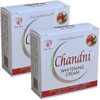                       Chandni Whitening Night Cream - Pack Of 2 (28gm)                                              